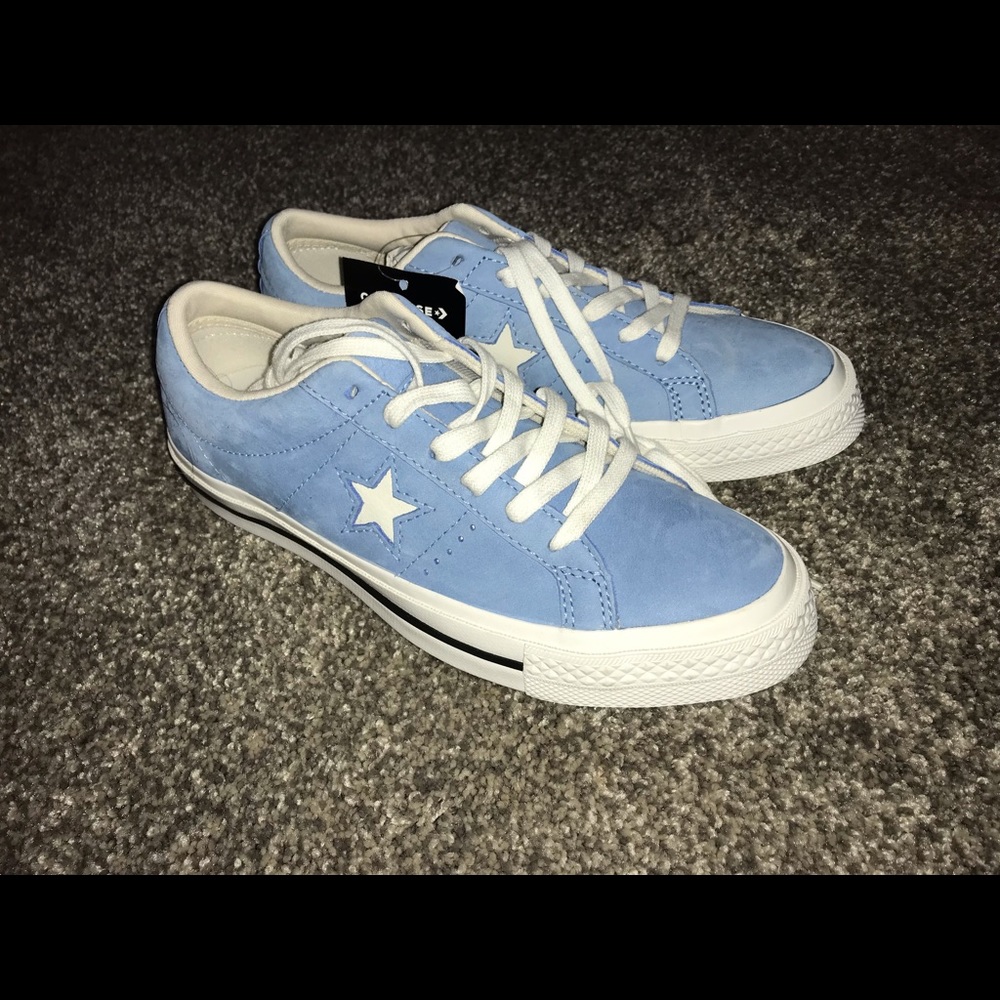 Blue converse